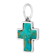 Blue Divine Charm, Sterling Silver & Turquoise