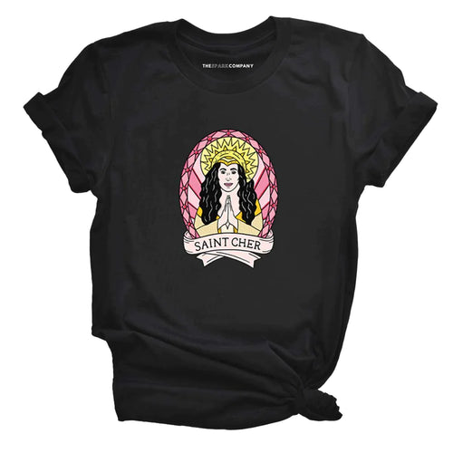 Saint Cher Tee Shirt Black - Clearance