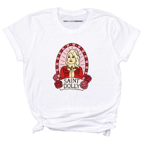 Saint Dolly Tee Shirt White - Clearance