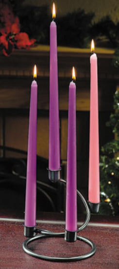 Advent Staircase Wreath