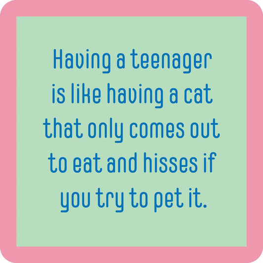 Teenager/Cat Coaster - Sale