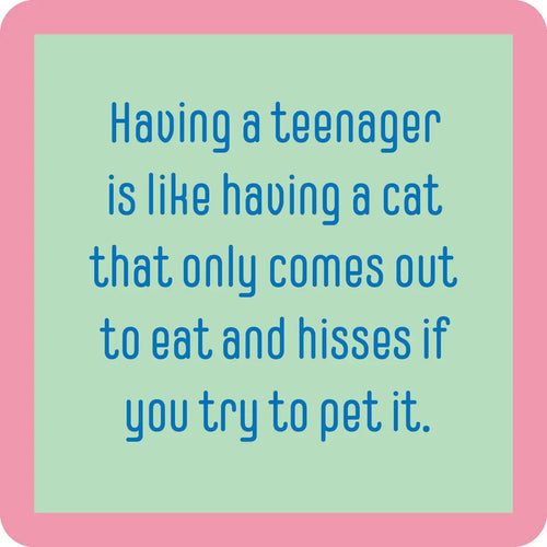 Teenager/Cat Coaster