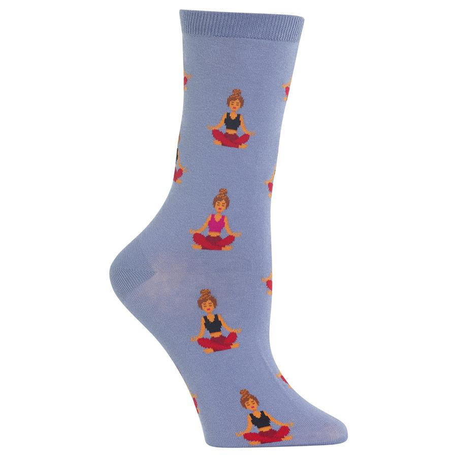 Women's Meditation Socks/Periwinkle